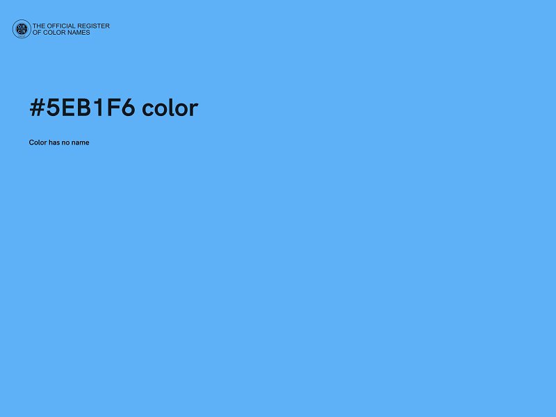 #5EB1F6 color image