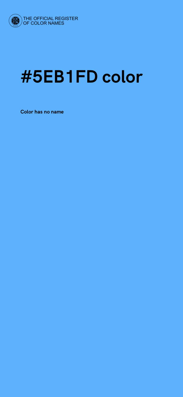 #5EB1FD color image