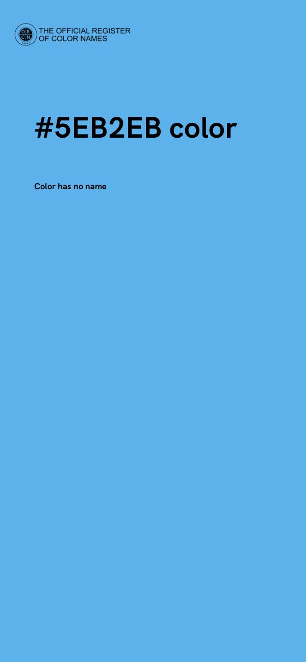 #5EB2EB color image