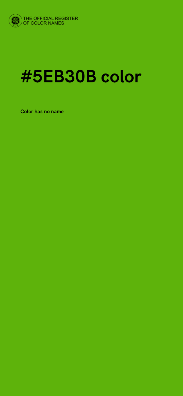 #5EB30B color image