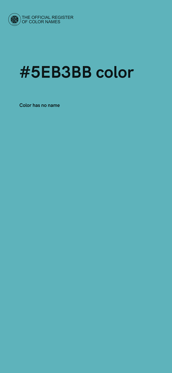 #5EB3BB color image