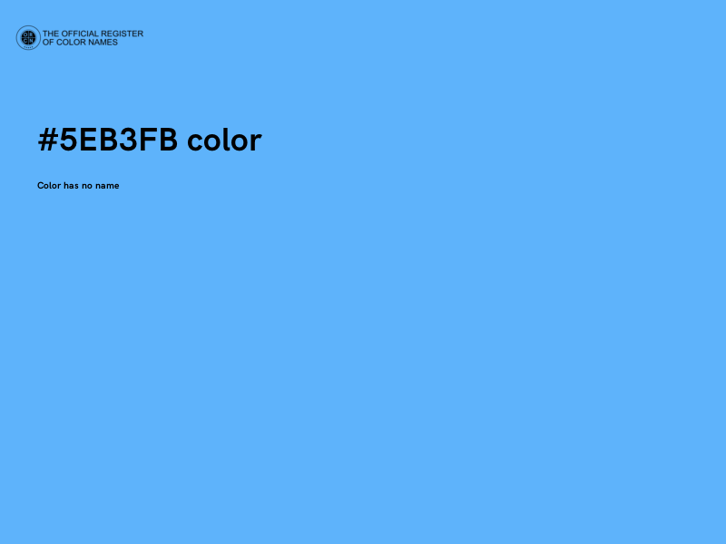 #5EB3FB color image