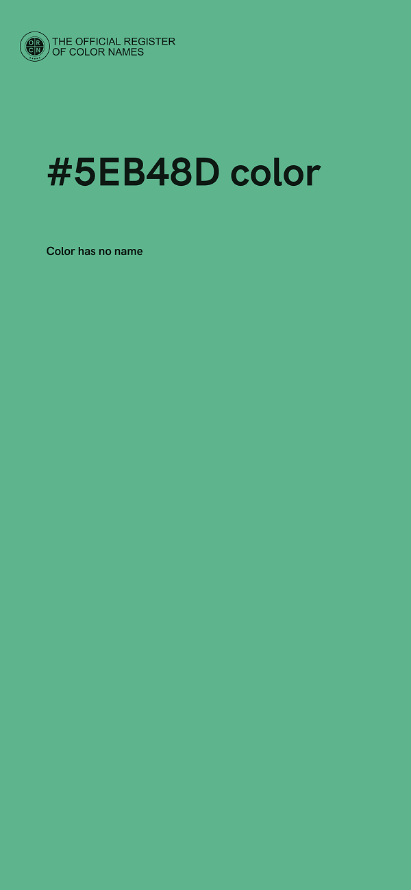 #5EB48D color image