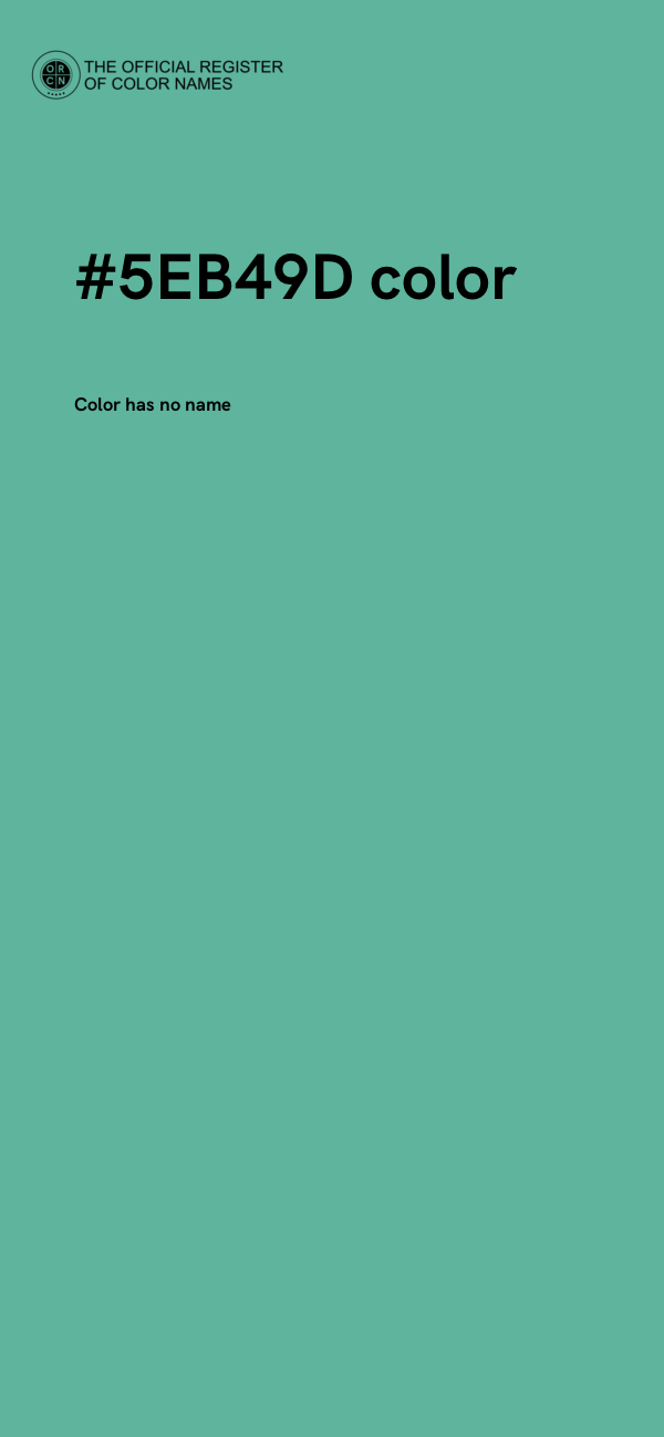 #5EB49D color image
