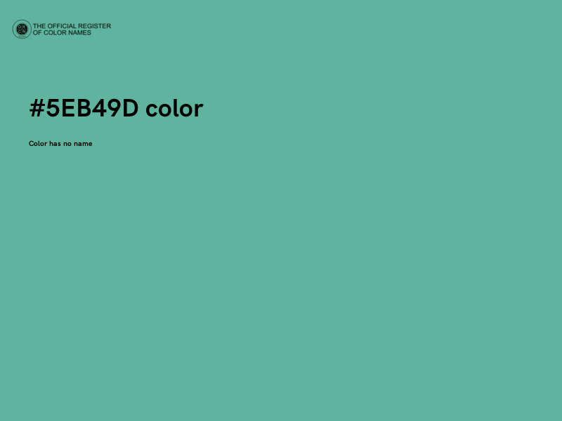 #5EB49D color image