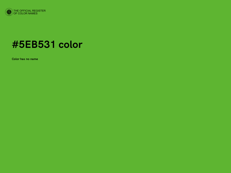 #5EB531 color image