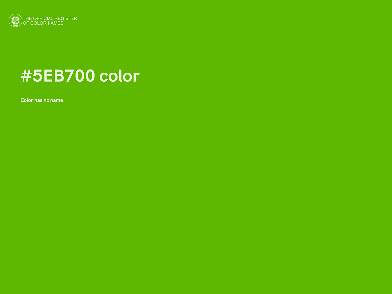 #5EB700 color image