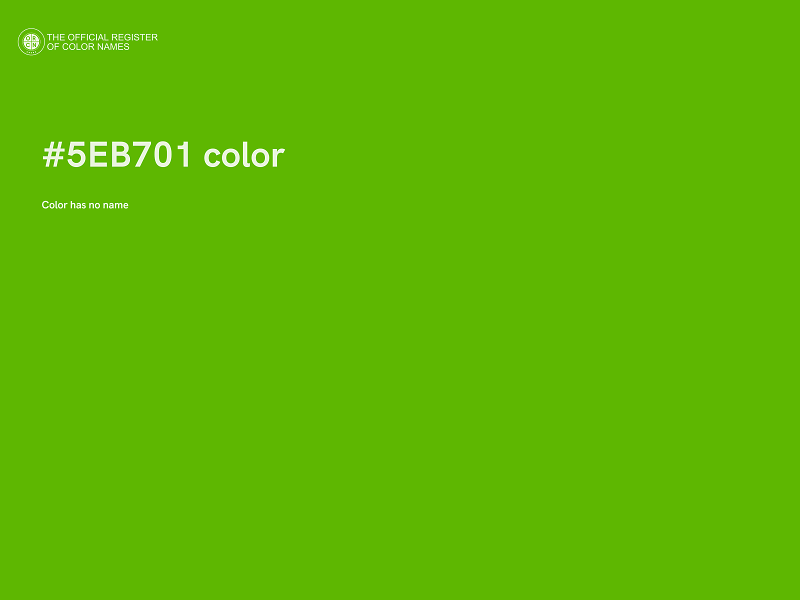 #5EB701 color image