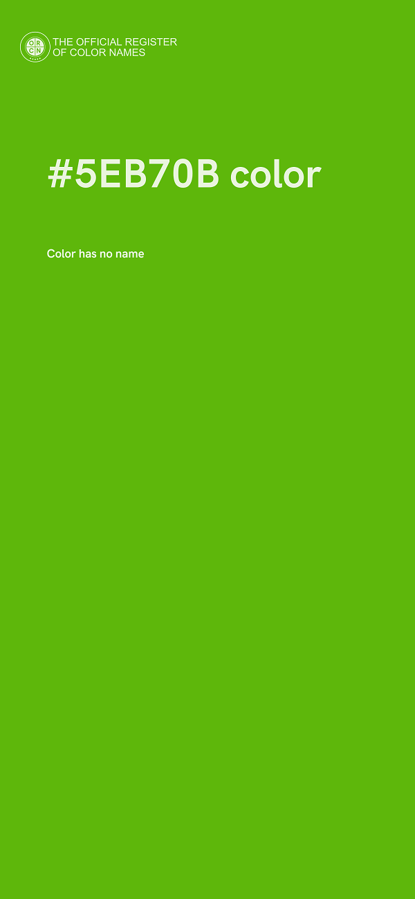 #5EB70B color image
