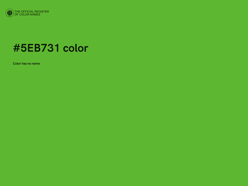 #5EB731 color image