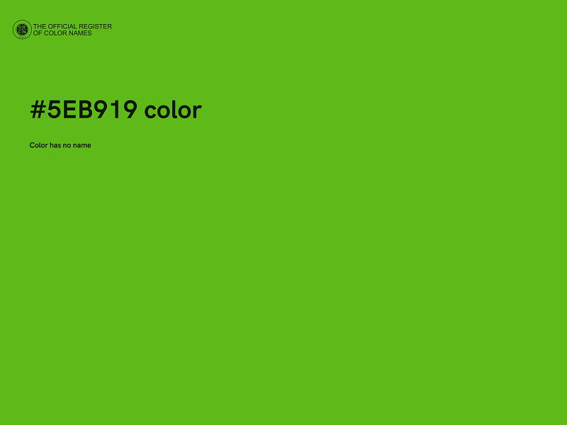 #5EB919 color image