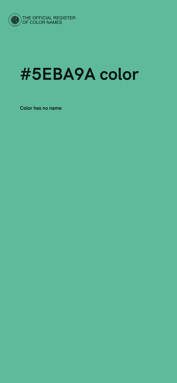 #5EBA9A color image