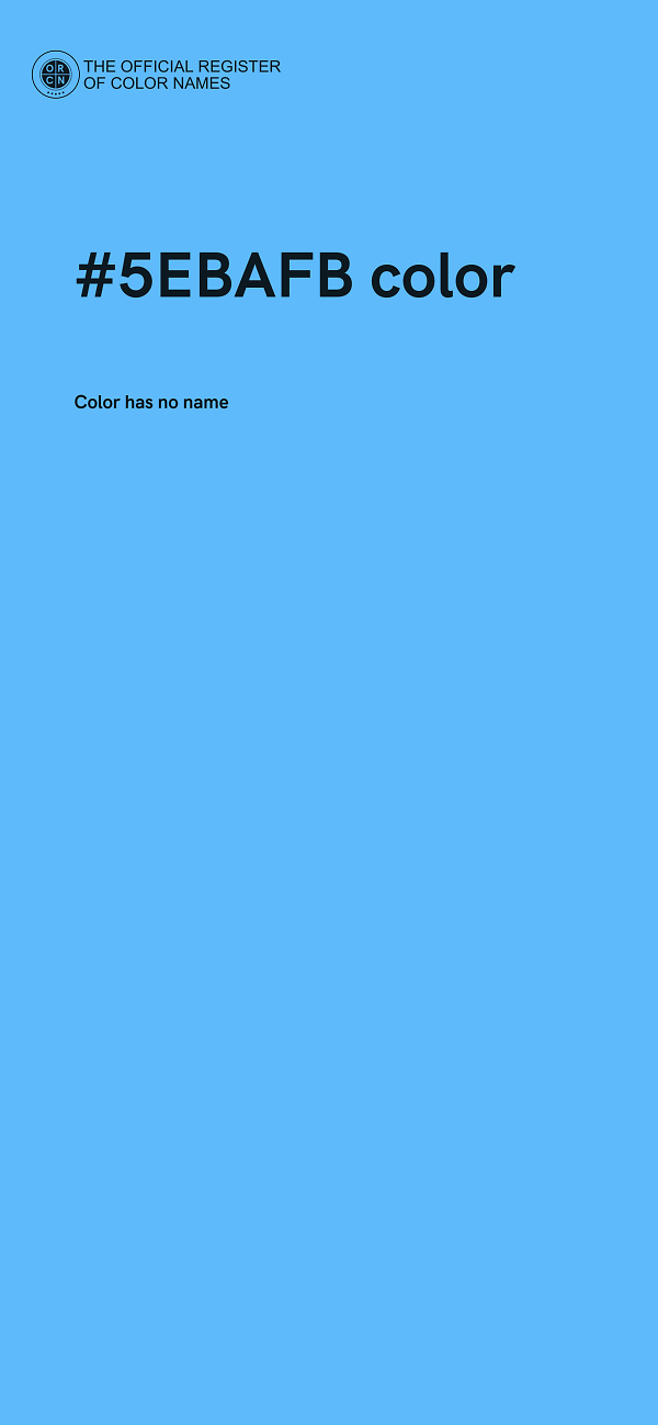 #5EBAFB color image