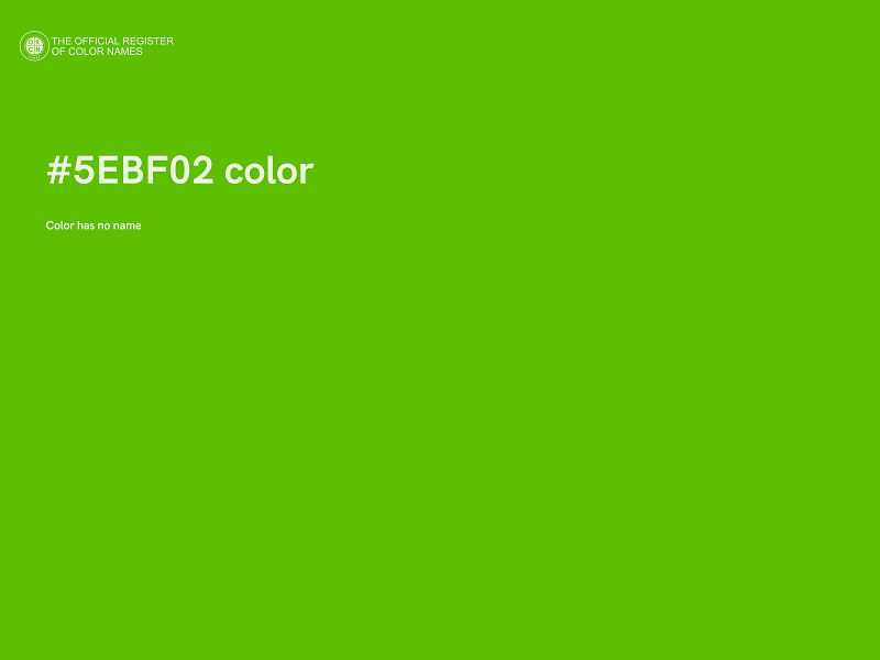 #5EBF02 color image