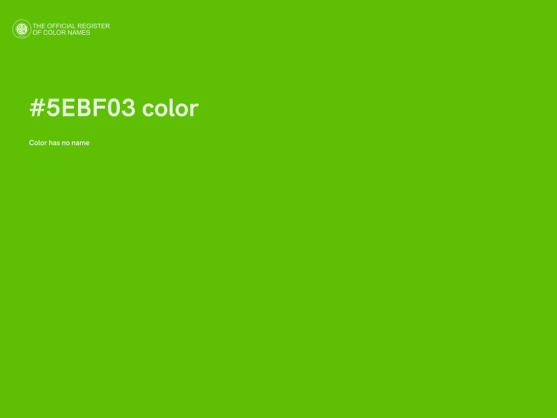 #5EBF03 color image