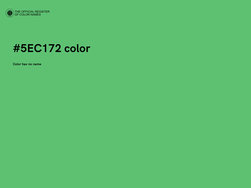 #5EC172 color image