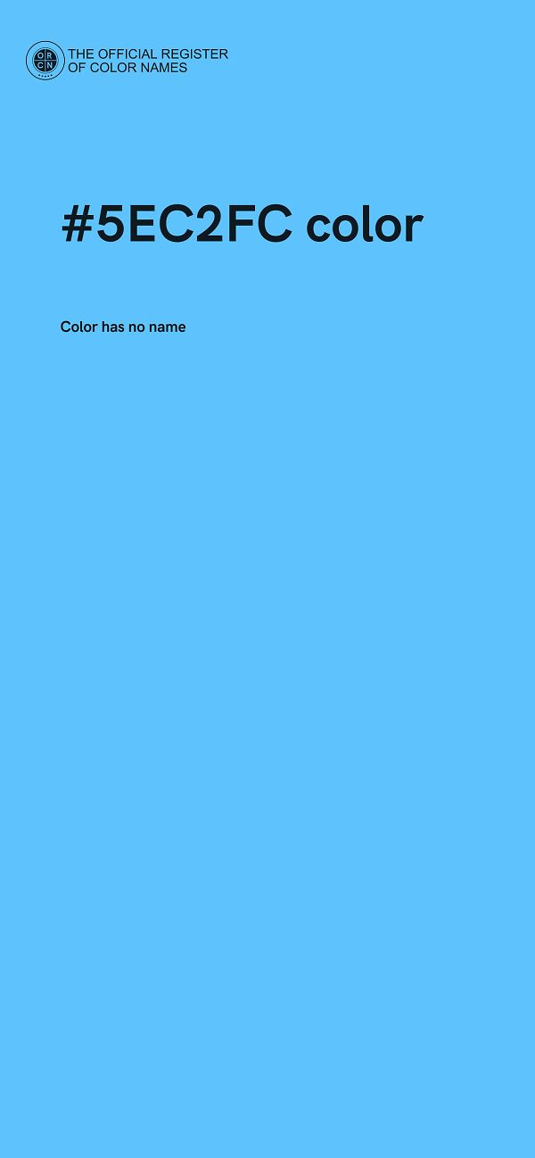 #5EC2FC color image