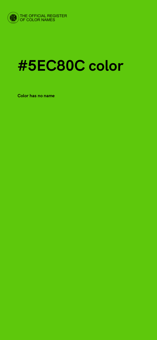 #5EC80C color image