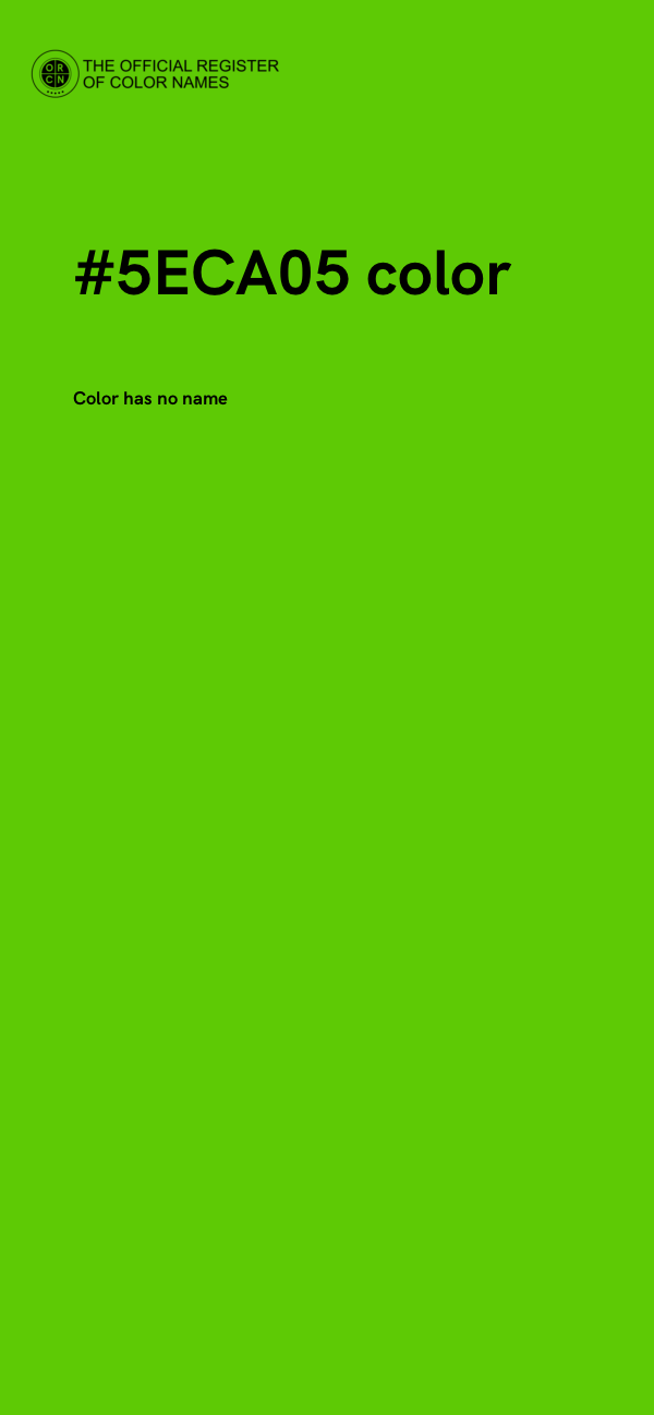 #5ECA05 color image