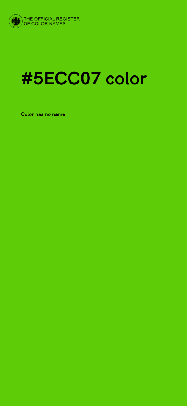 #5ECC07 color image