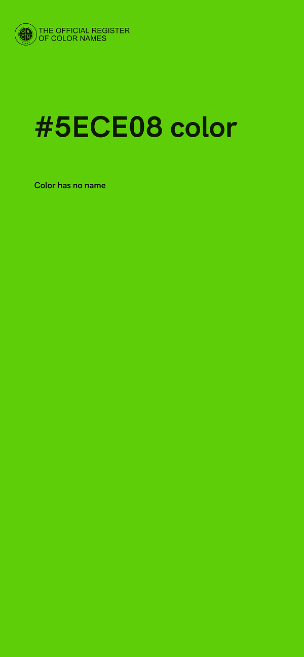 #5ECE08 color image