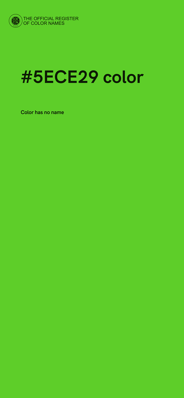 #5ECE29 color image
