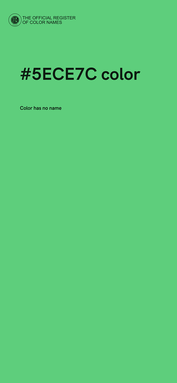 #5ECE7C color image