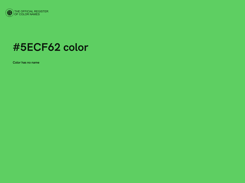 #5ECF62 color image