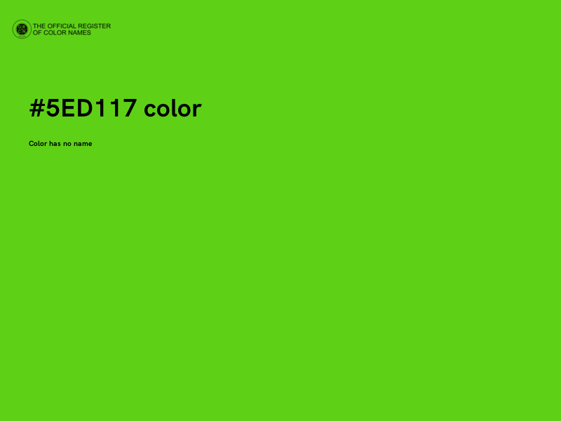 #5ED117 color image