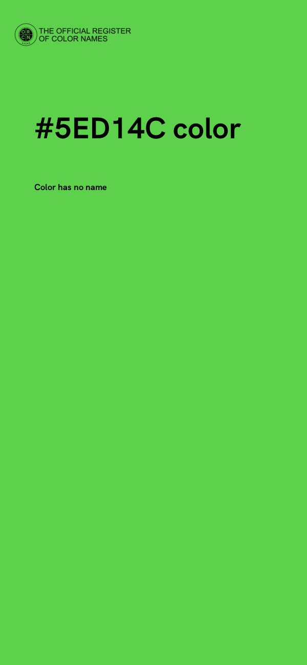 #5ED14C color image