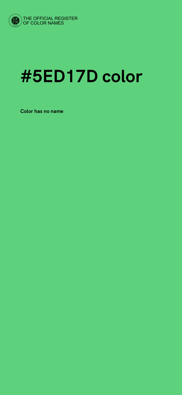 #5ED17D color image