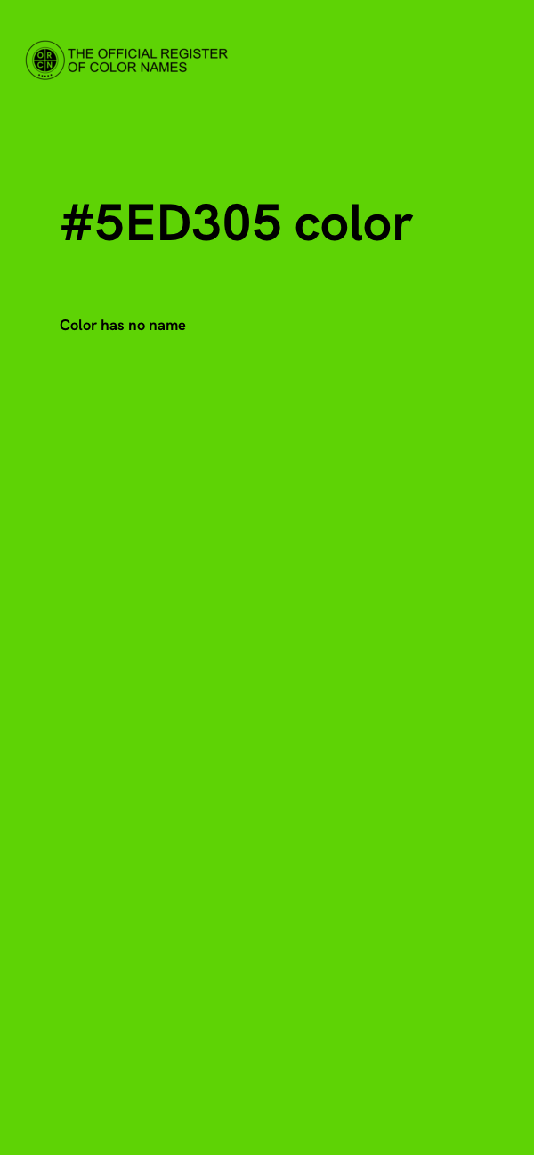 #5ED305 color image