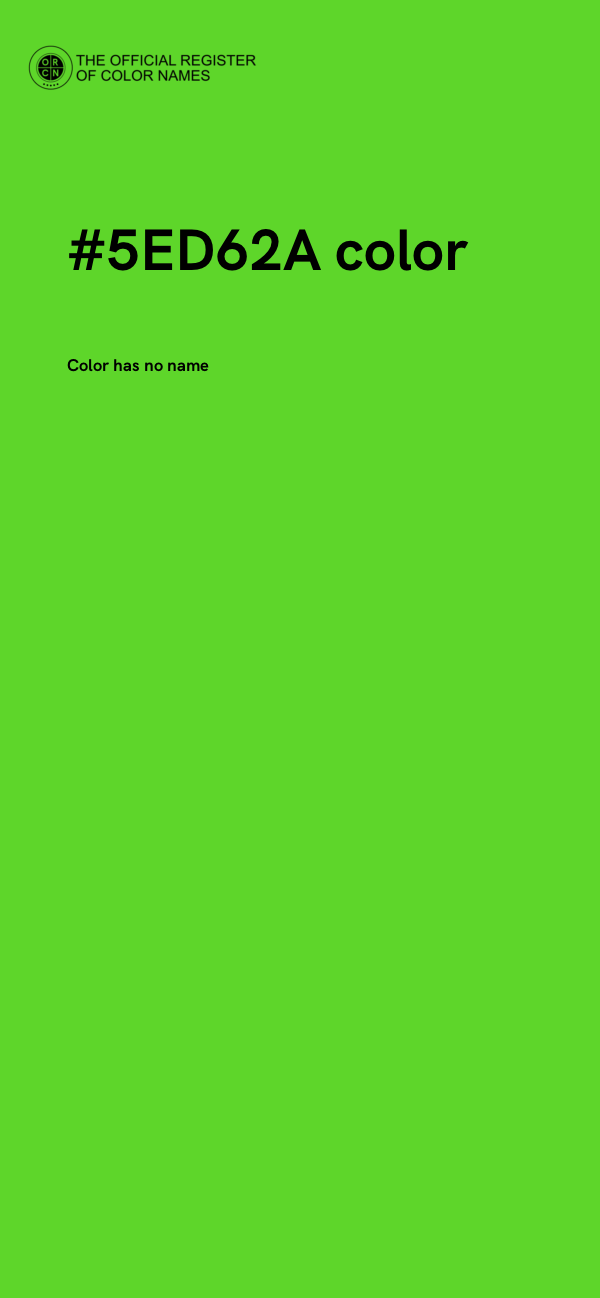 #5ED62A color image