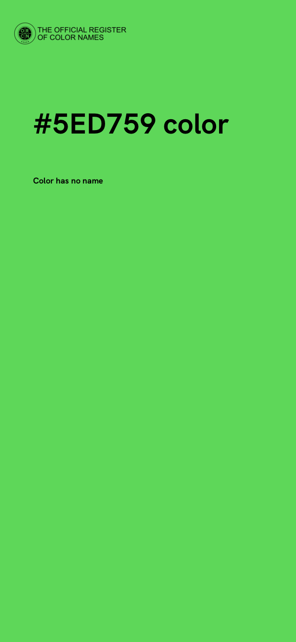 #5ED759 color image