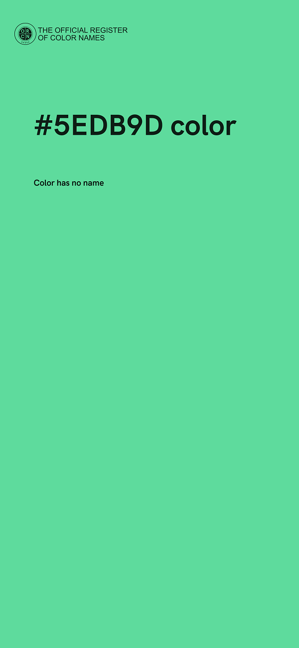 #5EDB9D color image