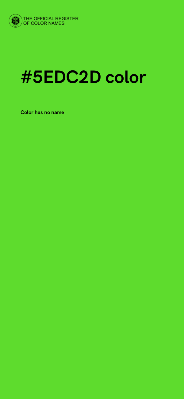 #5EDC2D color image