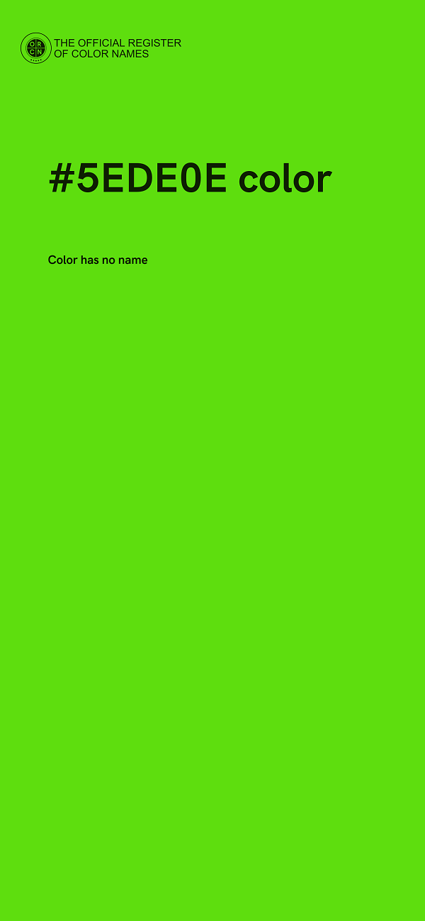 #5EDE0E color image