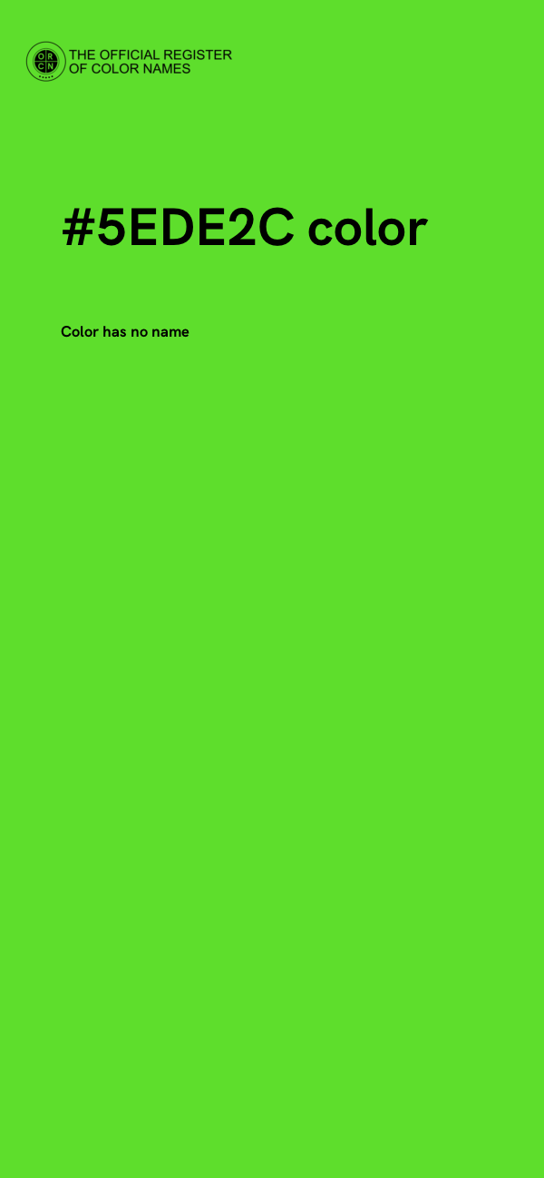#5EDE2C color image