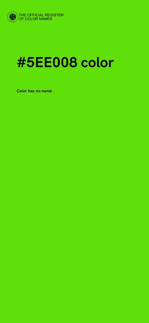 #5EE008 color image