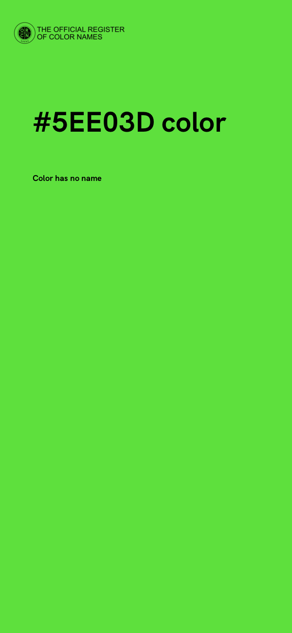 #5EE03D color image