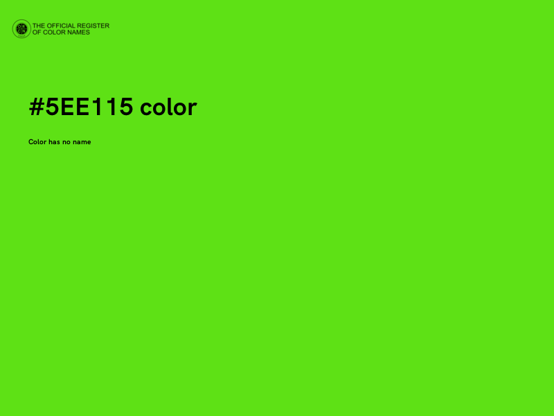 #5EE115 color image