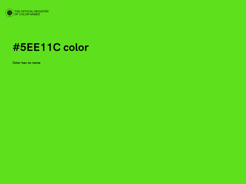 #5EE11C color image