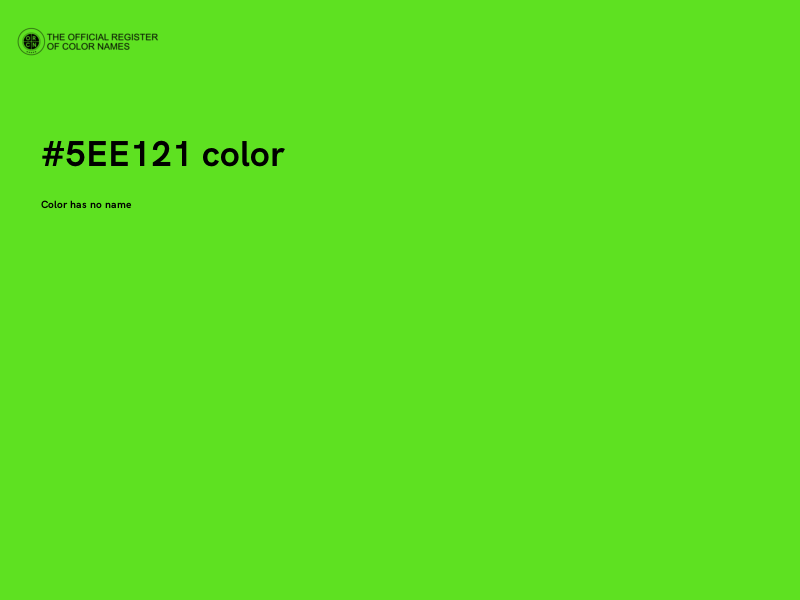 #5EE121 color image