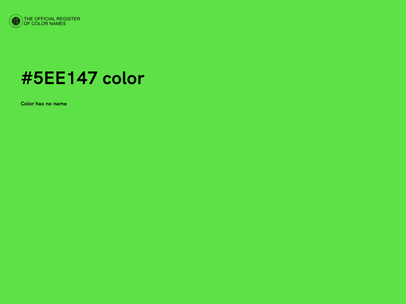 #5EE147 color image