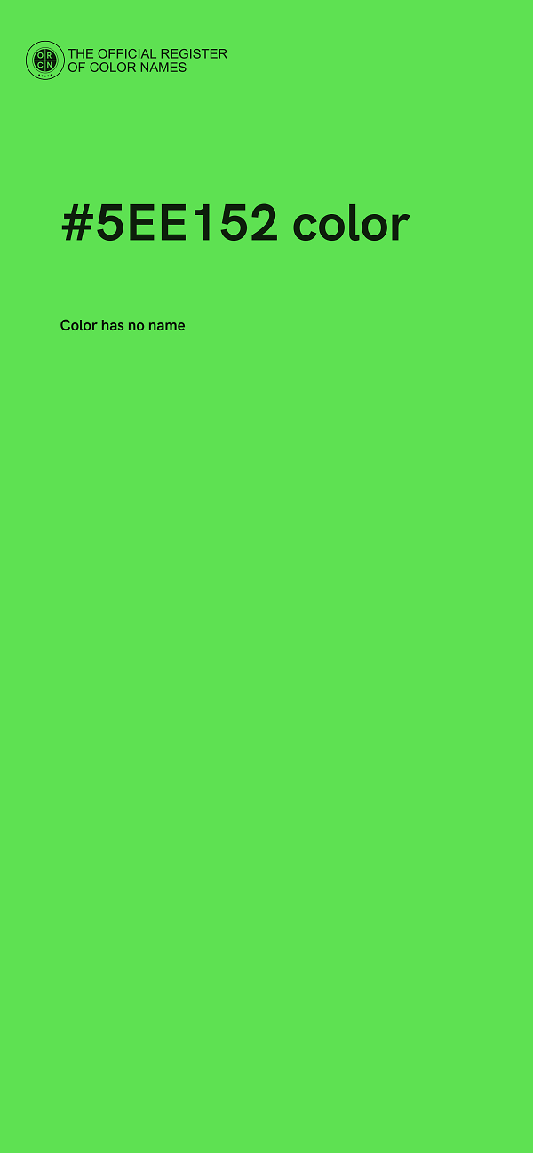 #5EE152 color image