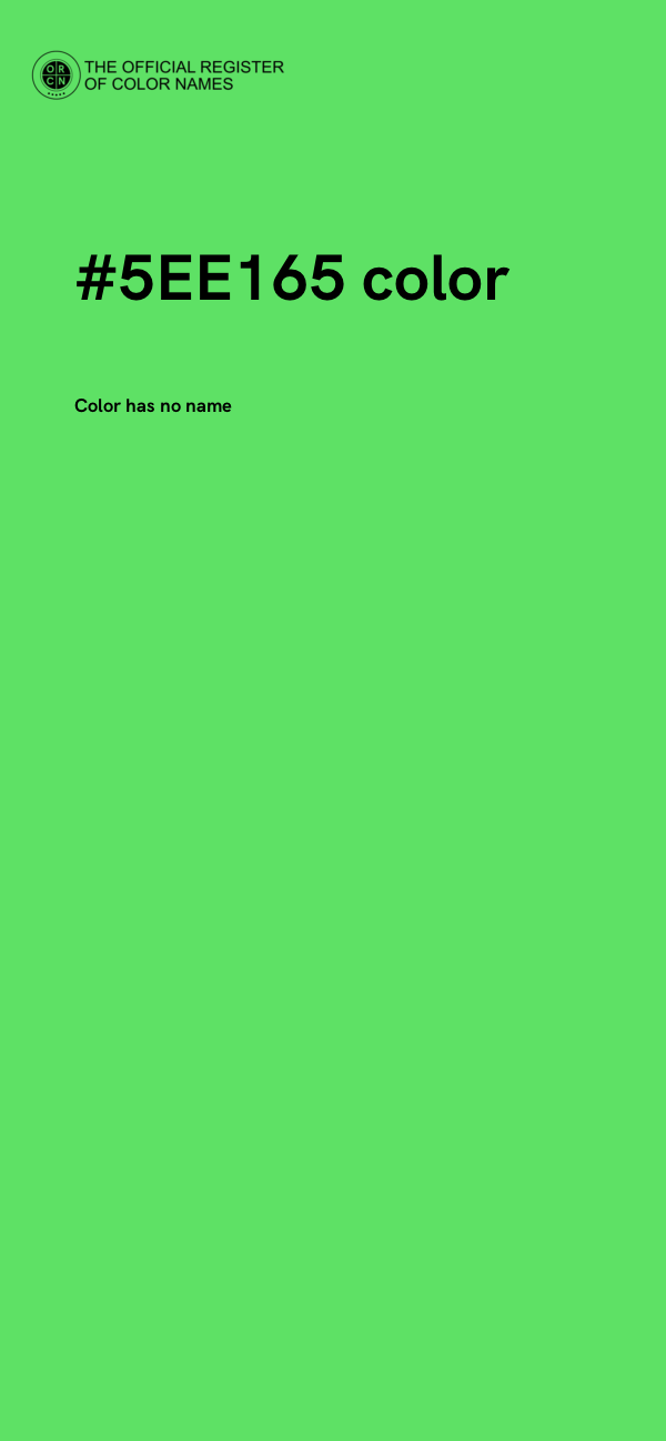 #5EE165 color image