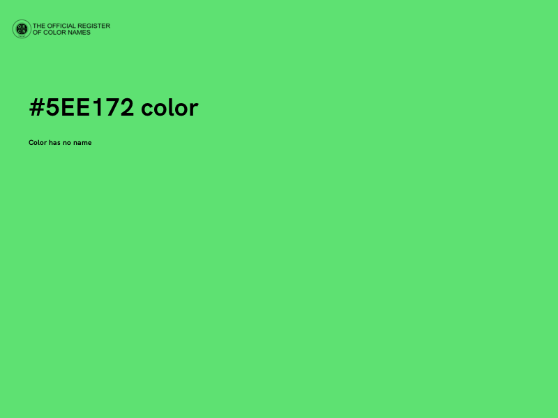 #5EE172 color image