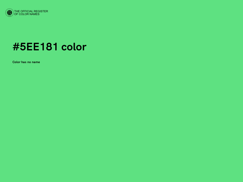 #5EE181 color image