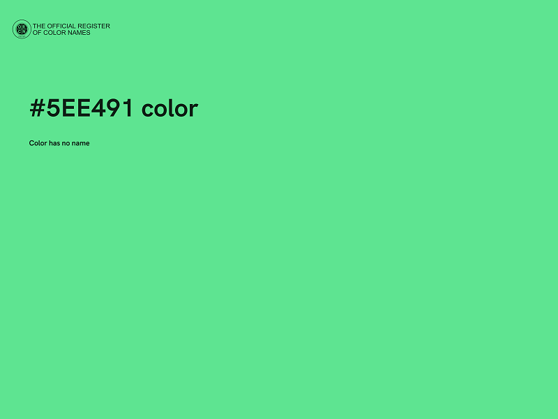 #5EE491 color image