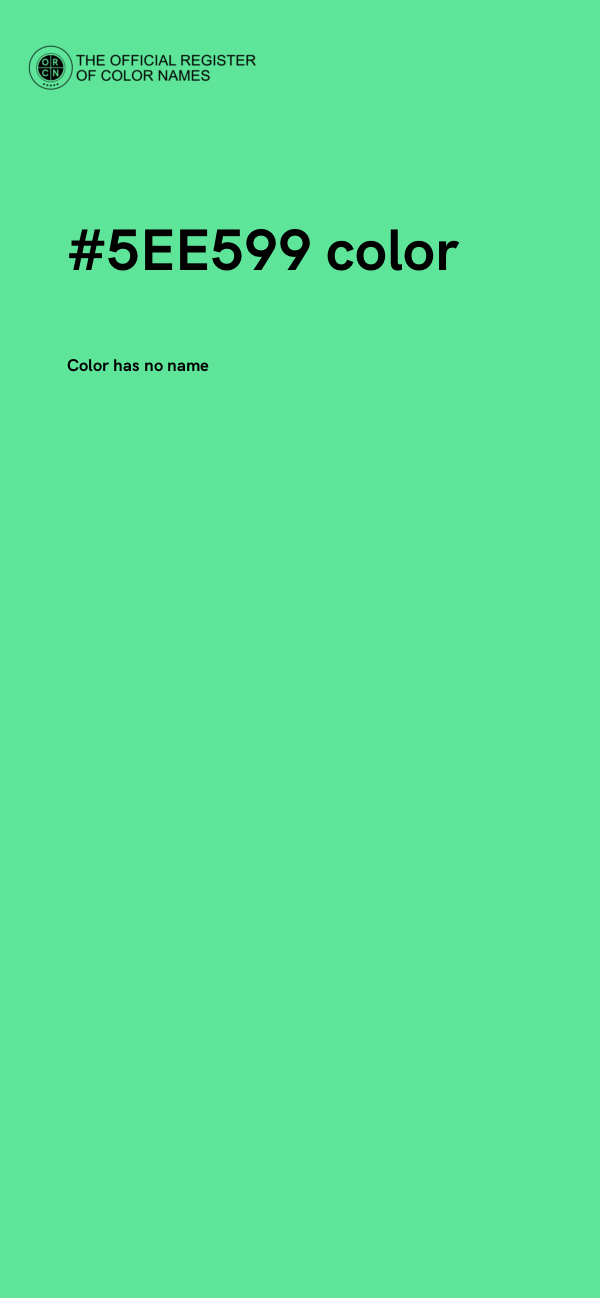 #5EE599 color image